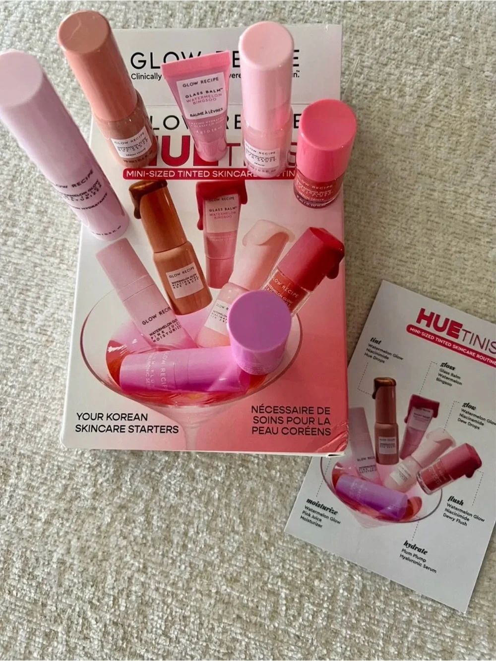Glow Recipe HueTinis Tinted Skincare Trio — Pink & Nude